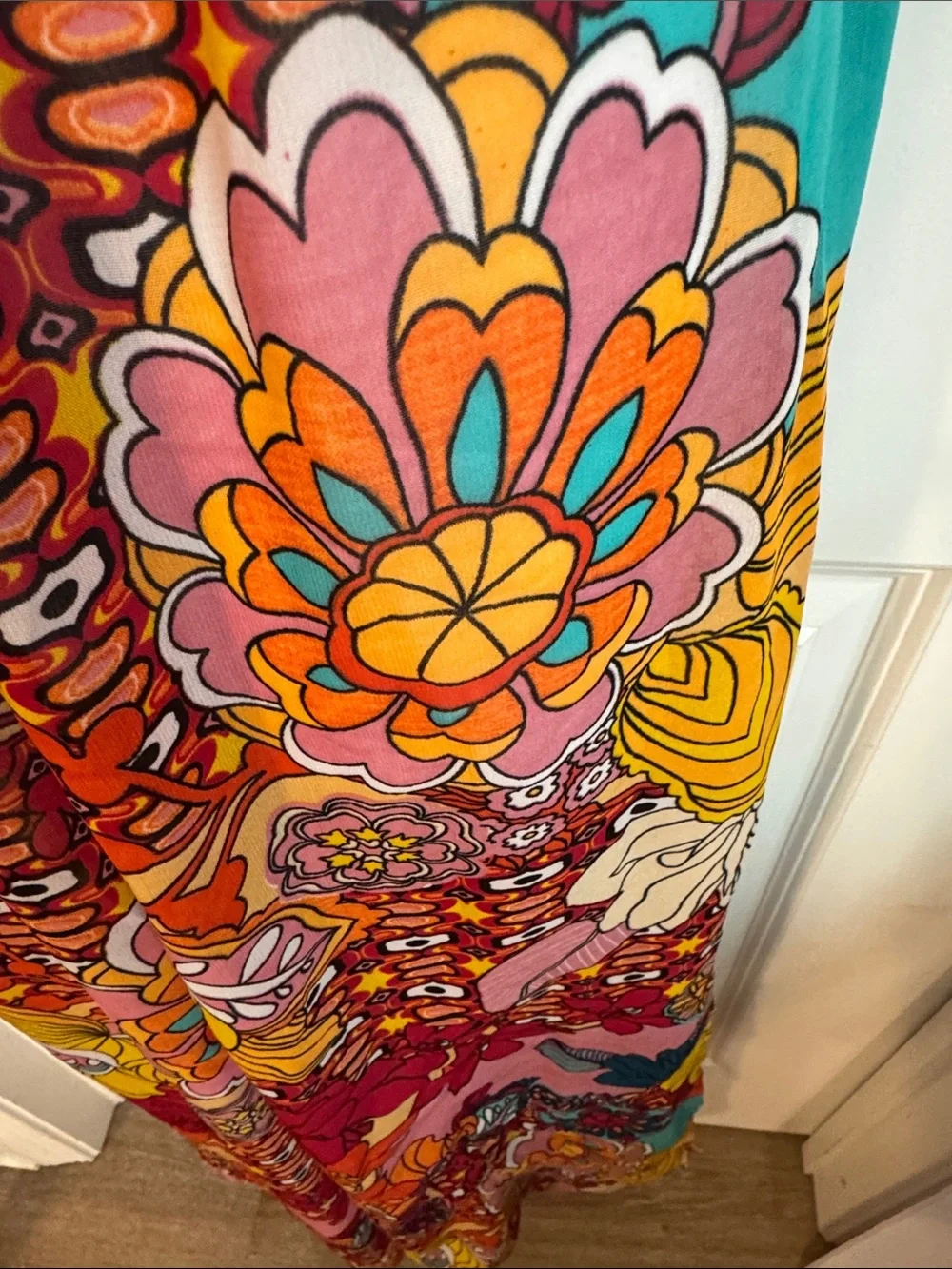 Floral Wide Leg Jumpsuit - Multicolor - Picture 4 of 13